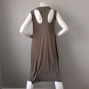 Pier Antonio Gaspari Jersey Cutout Tank Dress 46 L